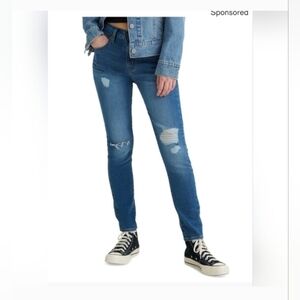 Levi's 721 High-Rise Skinny Women's Slim Through The Hip And Thigh Straight
